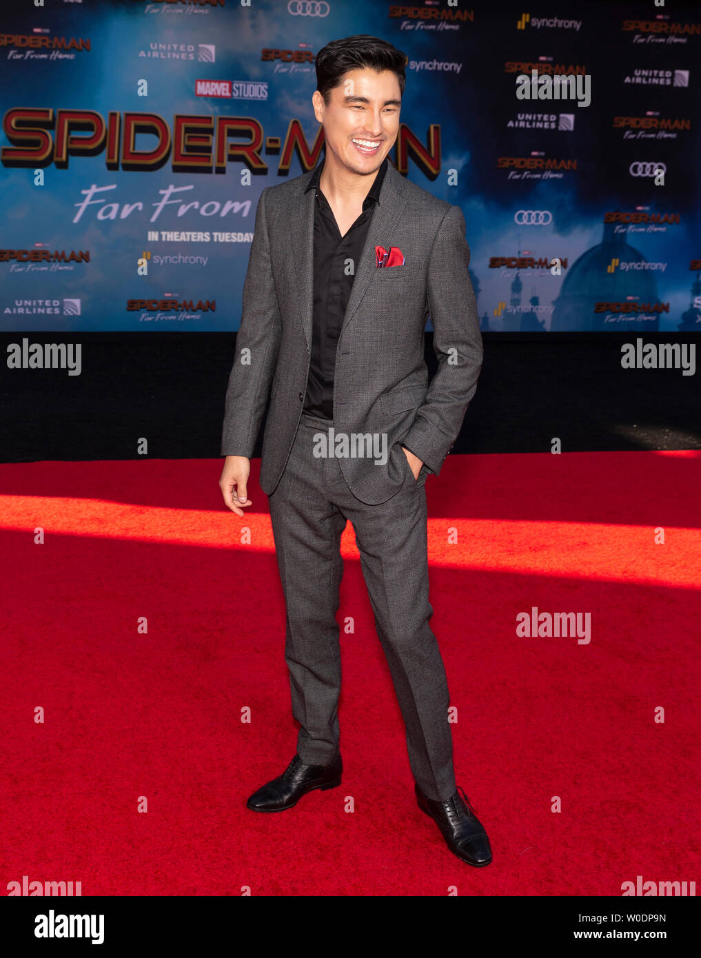 Los Angeles, CA - Giugno 26, 2019: Remy Hii assiste la premiere di Sony Pictures "ragno-uomo lontano da casa" tenutasi presso la TCL Teatro Cinese Foto Stock