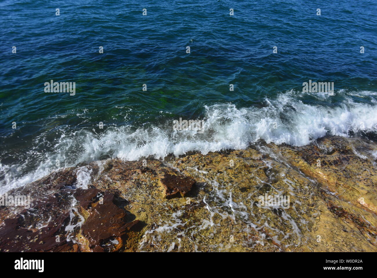 Silver wave lago Macquarie Foto Stock