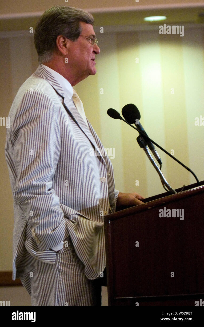 Il Sen. Trent Lott (R-MS) parla al Collegio Convention Nazionale Repubblicana in Arlington, Vinginia sulla luglio 13, 2007. (UPI foto/David Brody) Foto Stock