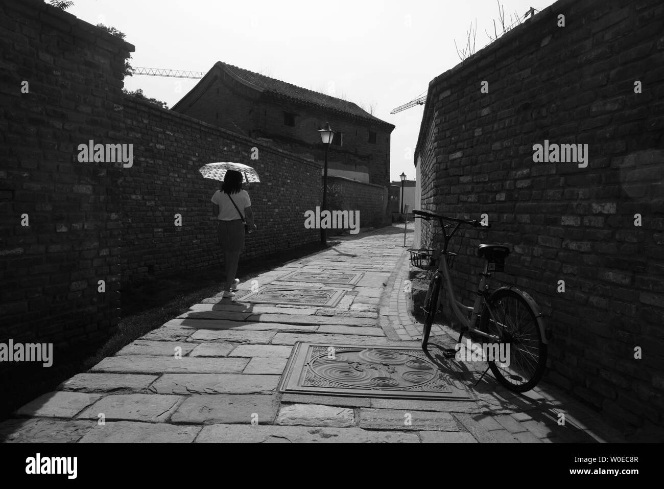 hutong di Pechino Foto Stock