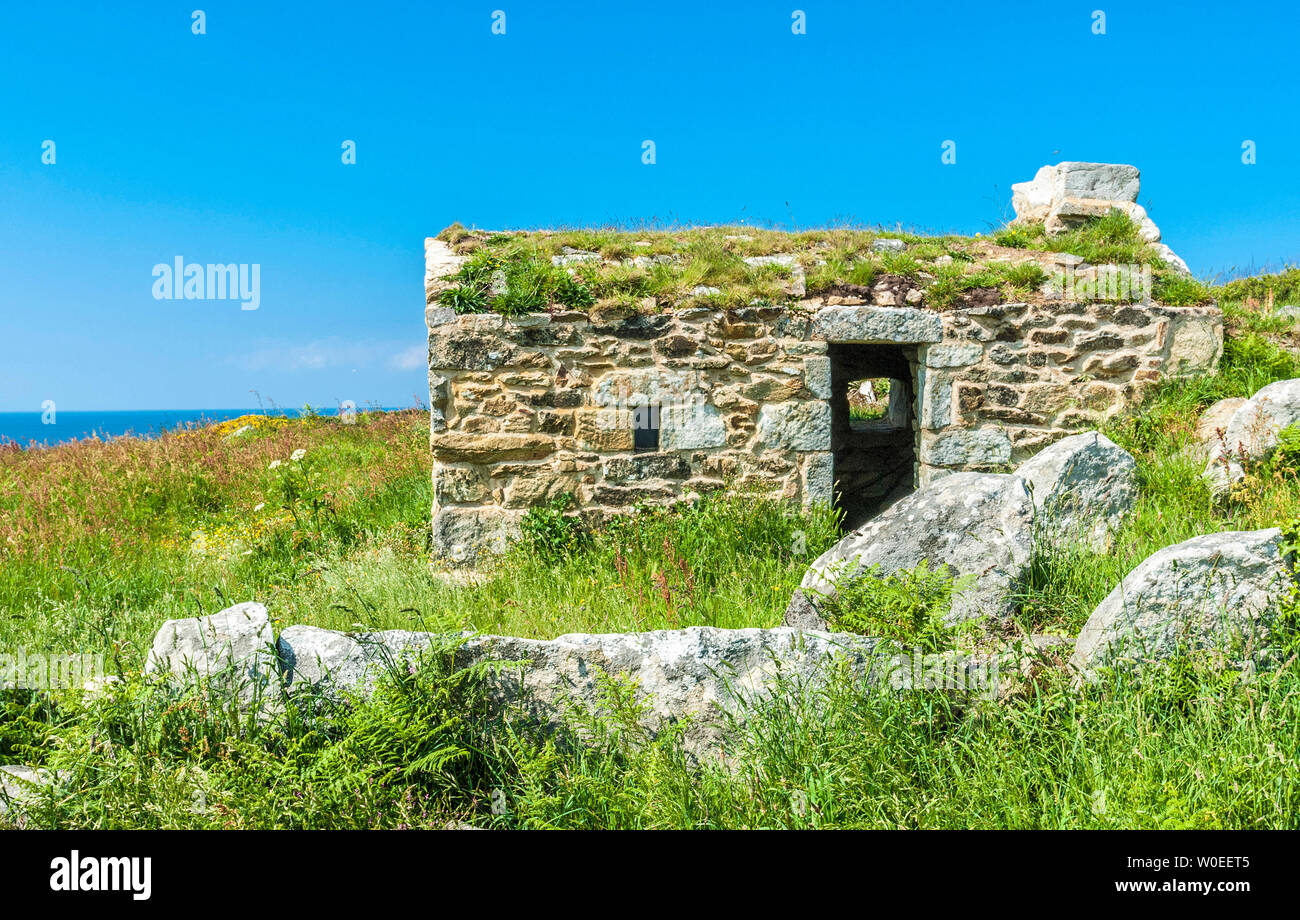 Francia, Bretagna, Pointe du Van Foto Stock