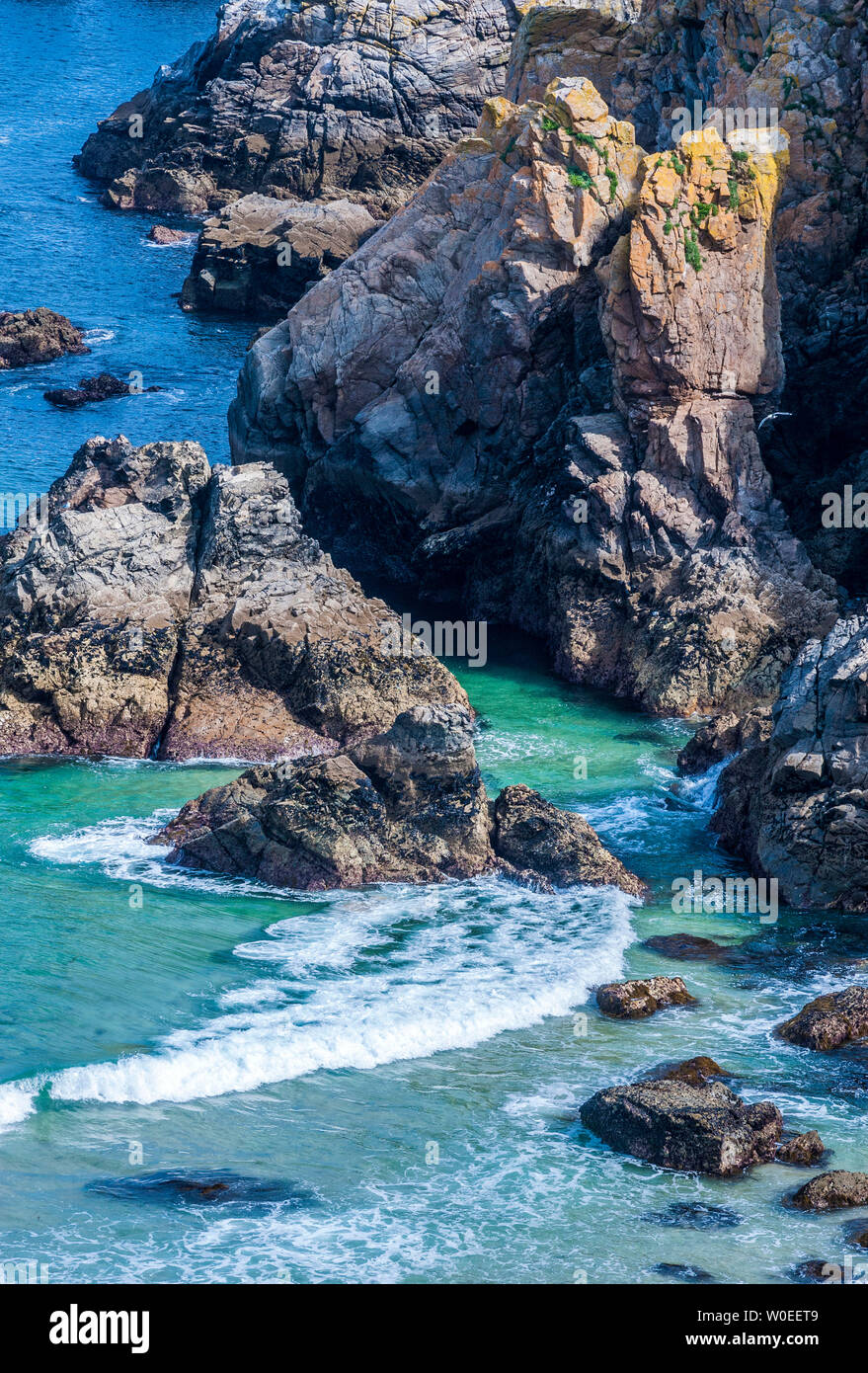 Francia, Bretagna, Pointe du Van Foto Stock
