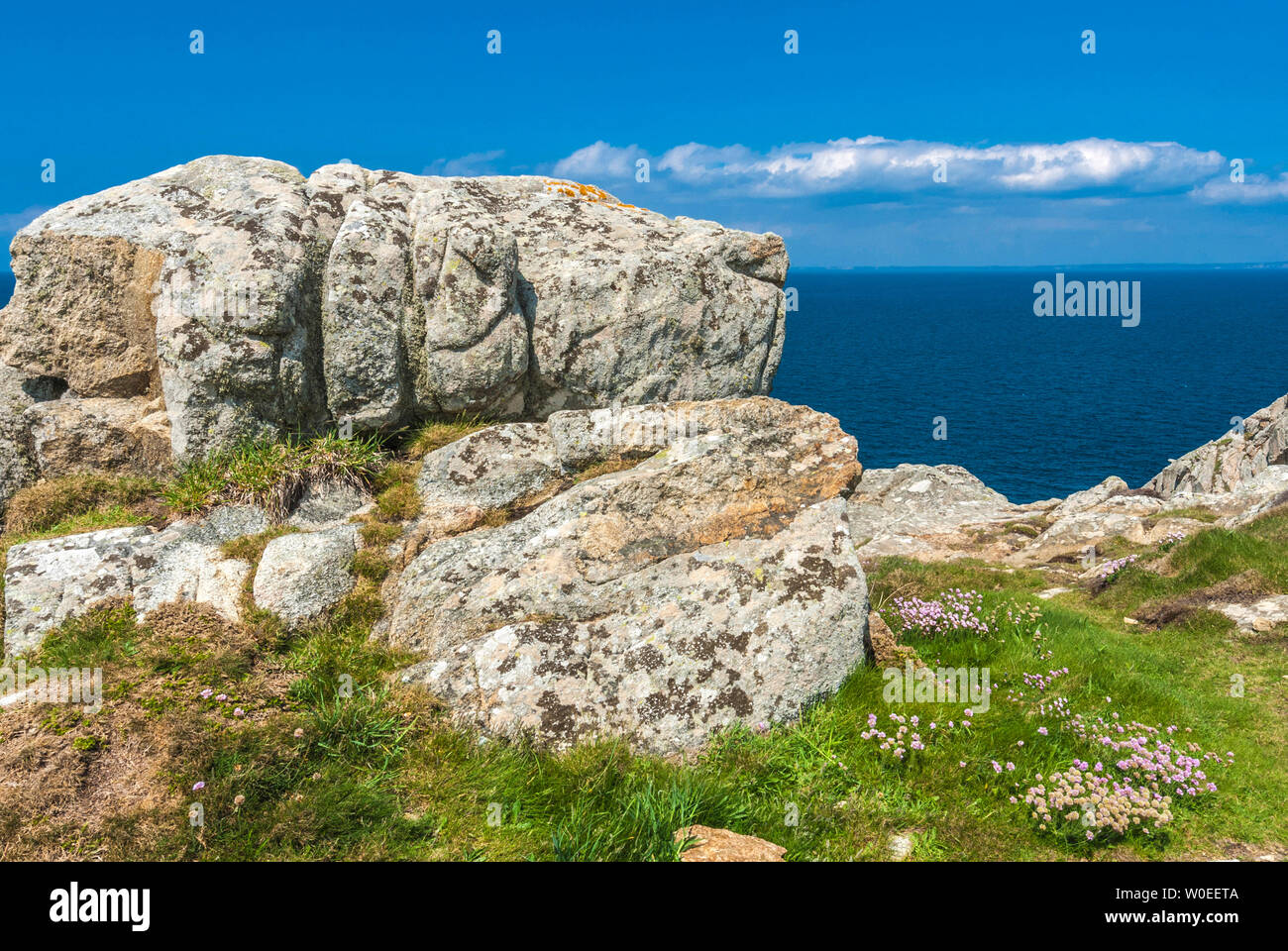 Francia, Bretagna, Pointe du Van Foto Stock
