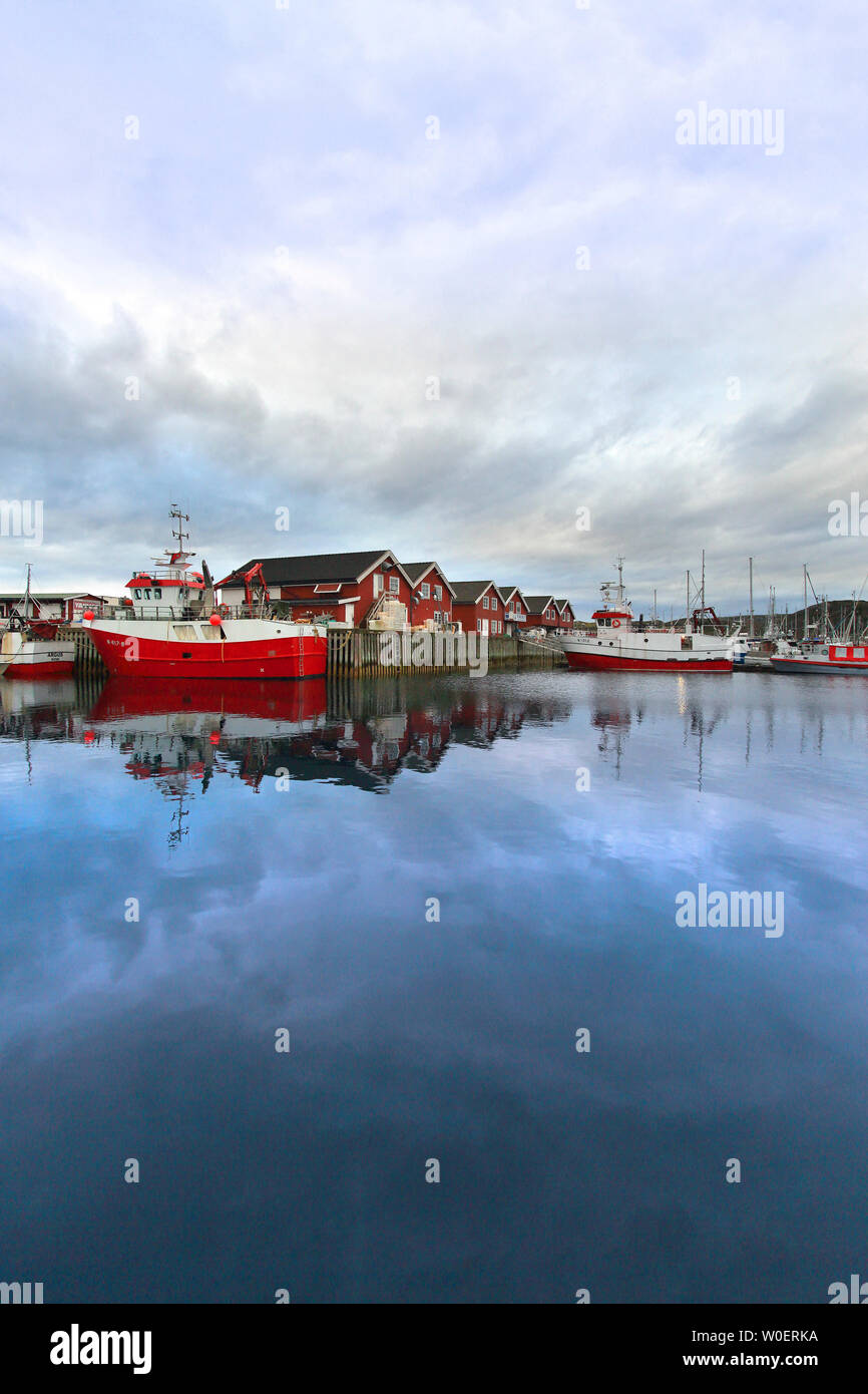L'Europa, Norvegia, Nordland, Bodo.Fishboats, bodo Harbour Foto Stock