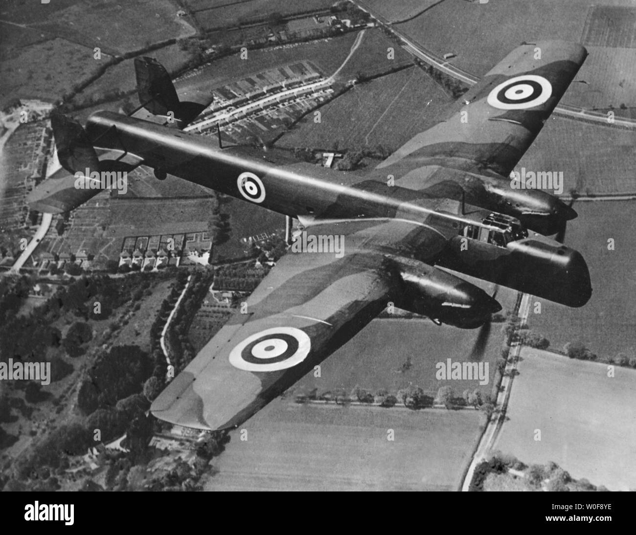 Armstrong Whitley bomber aeromobile Foto Stock