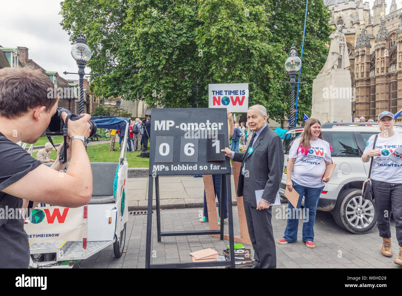London / UK - 26 Giugno 2019 - Frank campo Membro del Parlamento presso il clima coalizione "è ora tempo di' evento alla lobby e MPs per azione sul cambiamento climatico Foto Stock