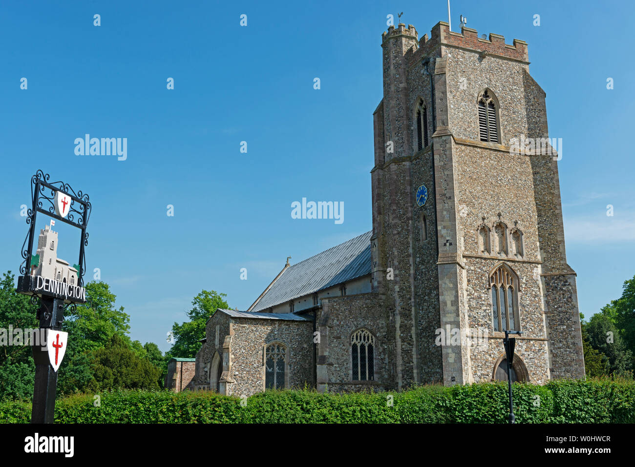 Chiesa Dennington Suffolk REGNO UNITO Foto Stock