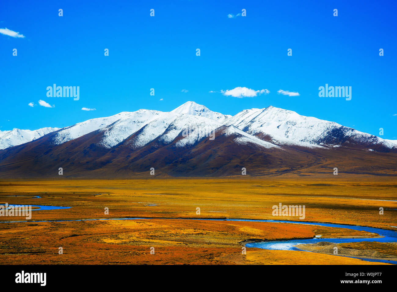 Qinghai-tibet railway Foto Stock