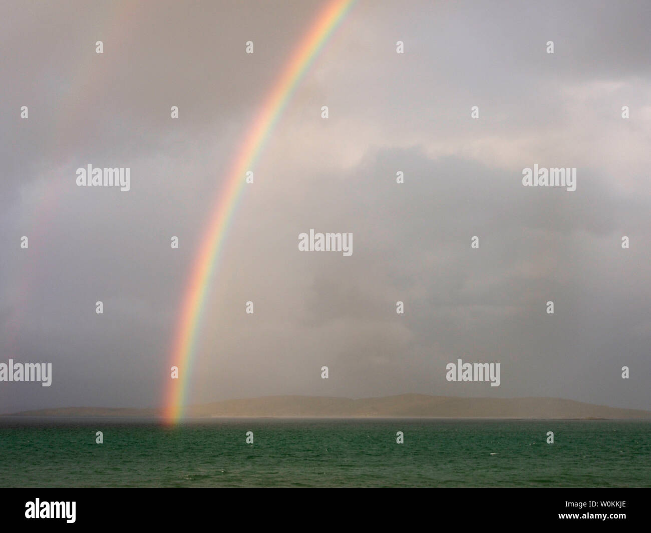 Rainbow, suono di Harris dal nord della barra Foto Stock