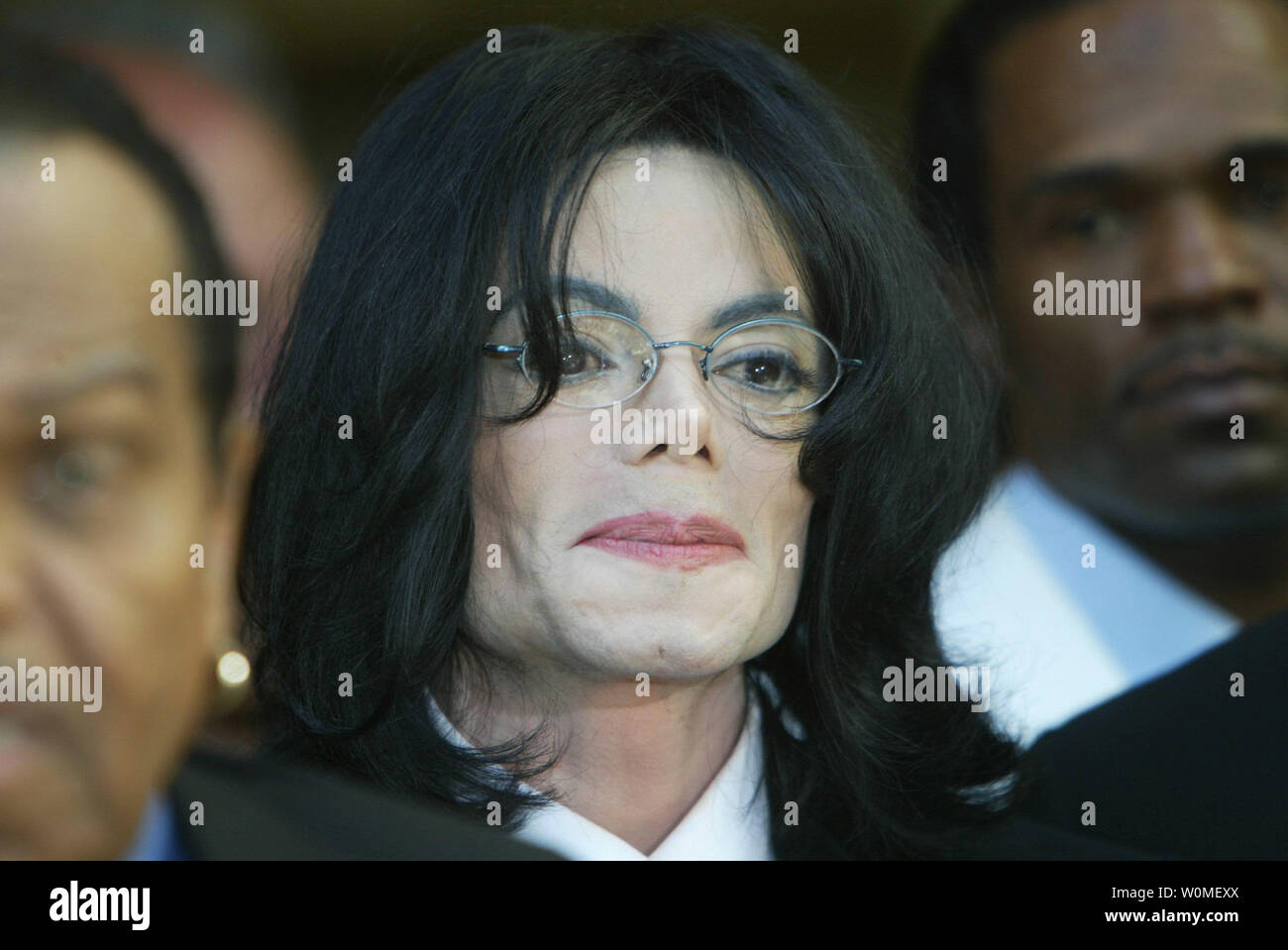 Michael Jackson , il Re del Pop", visto in aprile 30, 2004 file foto a Los  Angeles, è morto da un attacco di cuore a Los Angeles il 25 giugno 2009.  Egli