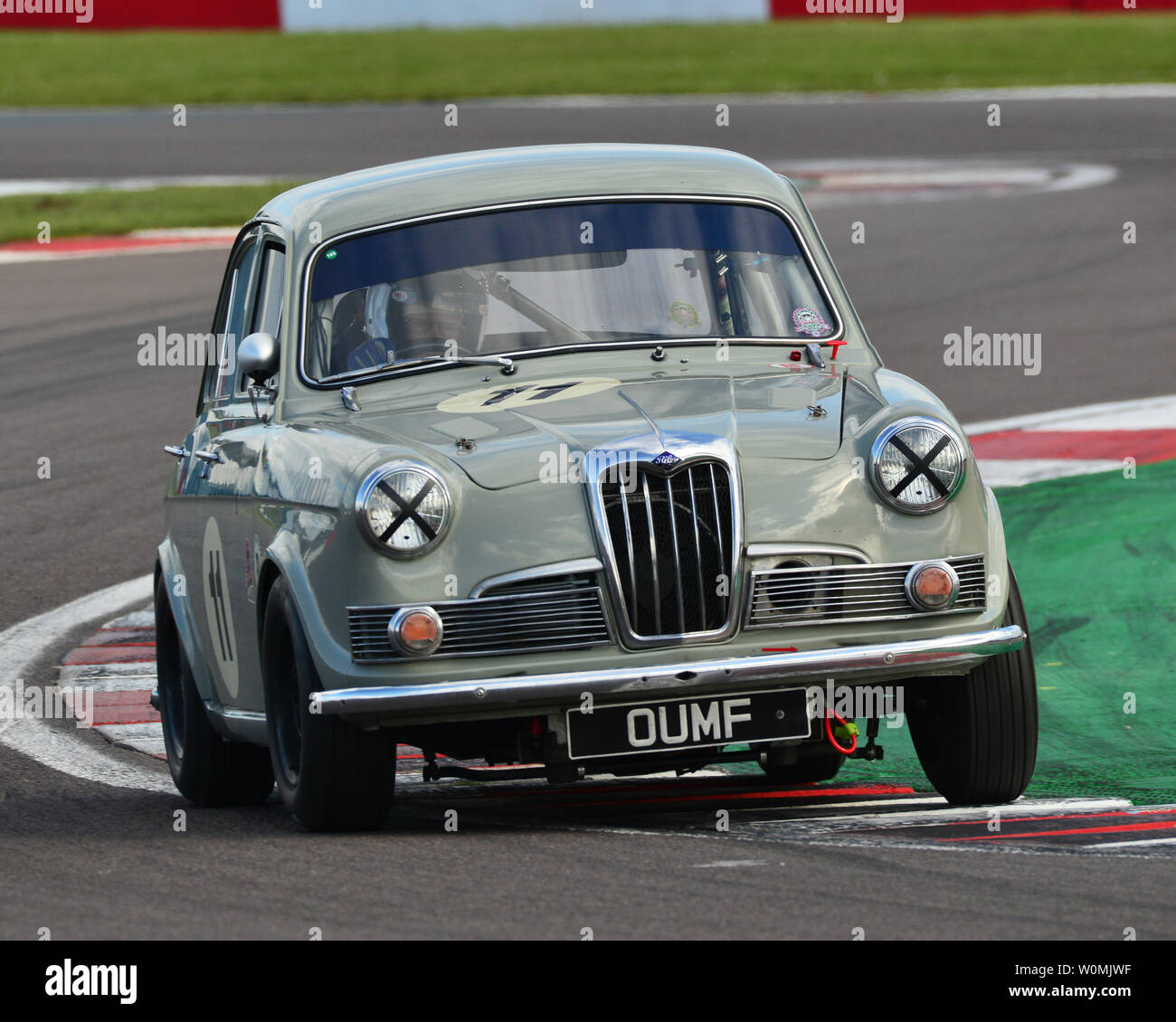 Ding Boston, Riley unidirezionale-cinque OUMF, HRDC Touring grandi, pre-60 touring cars, invitati TC63, Donington storica festa, maggio 2019, motor racing, Foto Stock