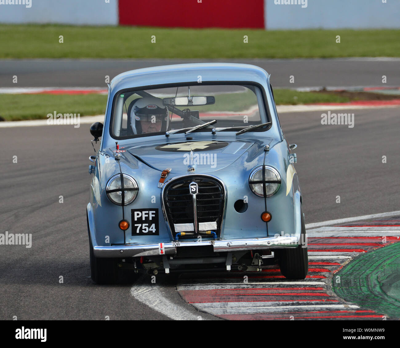 Neil Brown, Austin A40 Speedwell, HRDC Touring grandi, pre-60 touring cars, invitati TC63, Donington storica festa, maggio 2019, motor racing, motore s Foto Stock