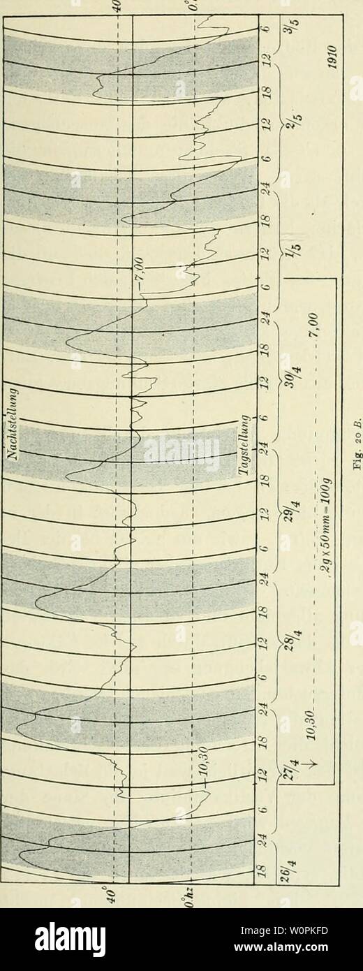 Immagine di archivio da pagina 78 di Der Einfluss von mechanischer Hemmung. Der Einfluss von mechanischer Hemmung und von Belastung auf die Schlafbewegungen dereinflussvonme00pfef Anno: 1911 6;] EINFLUSS VON HeMMUNG RSU. AUF ScHLAFBEWEÃ¼UNGEN. 227 die EinkrÃ¼mmung, wie sie durch das AnhÃ¤ngen einer ultimo bewirkt wird, eine erhebliche und auf- fÃ¤lHge physiologi- sche Gegenbewegung (Gegenreaktion) nicht erweckt wird, wÃ hrend¤unent es- S schieden bleiben Â° -1 Muà, ob diese Gegen- reaktion ganz fehlt oder in einem ge- ringen auftritt Grad. Eine bestimmtere cS Ã¶ una tD s Entscheidung â o statten un Foto Stock