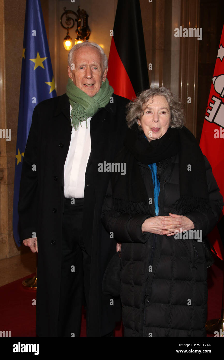 Klaus von Dohnanyi & Ulla Hahn, Matthiae Mahl 2018, Rathaus Amburgo, 02.03.2018 Foto Stock