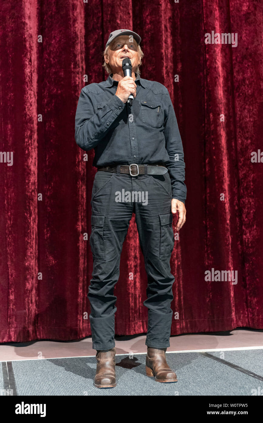 Italian-US attore Terence Hill (Mario Girotti) assiste la premiere di 'Mein nome ist qualcuno - Zwei kehren Faeuste zurueck' a Zoopalast il 21 agosto 2018 a Berlino, Germania. Foto Stock