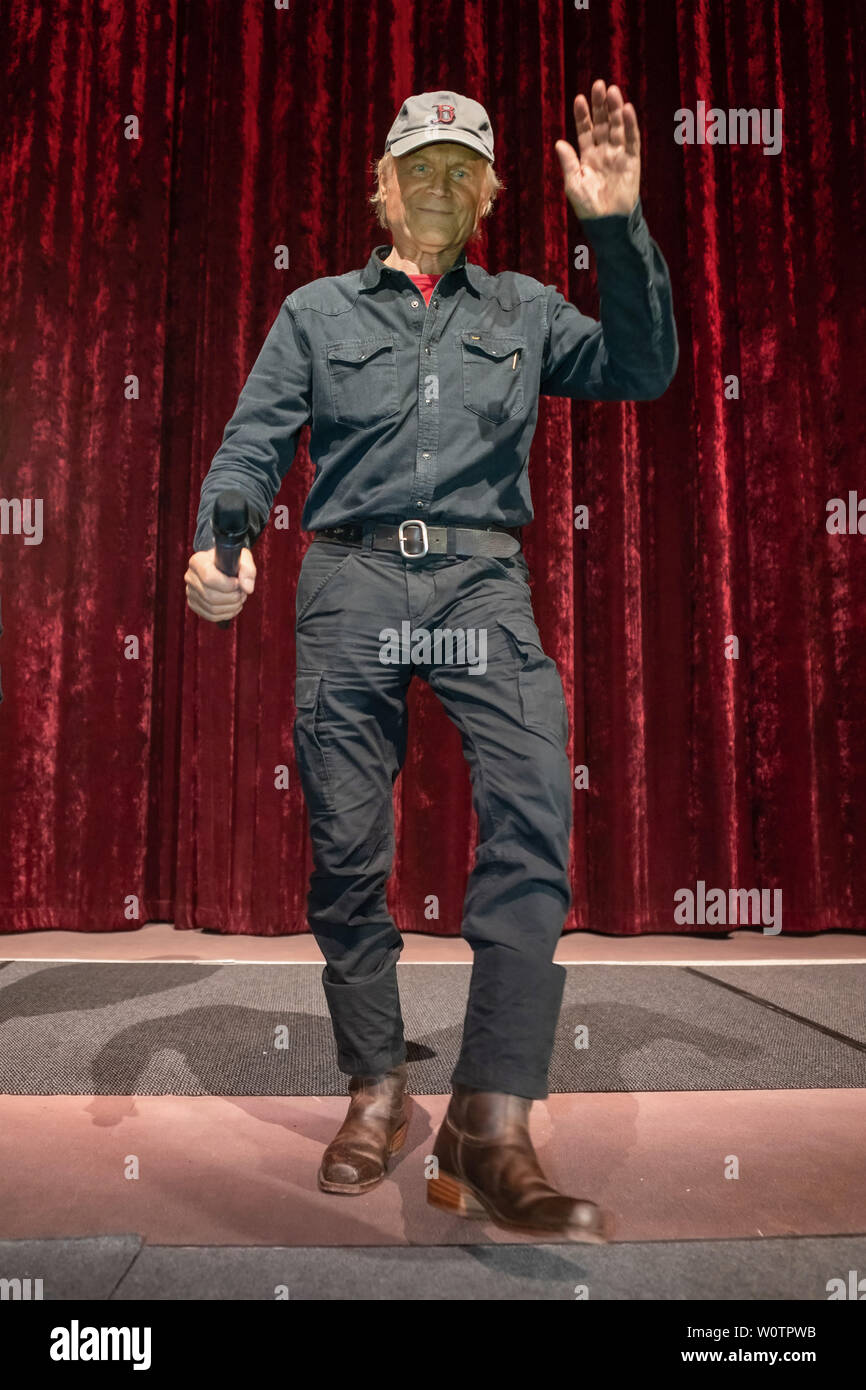 Italian-US attore Terence Hill (Mario Girotti) assiste la premiere di 'Mein nome ist qualcuno - Zwei kehren Faeuste zurueck' a Zoopalast il 21 agosto 2018 a Berlino, Germania. Foto Stock