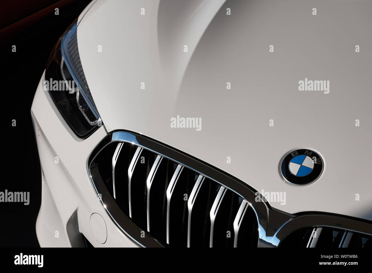 Katowice/Polonia 06.07.2019: nuovo sport BMW 850i Foto Stock