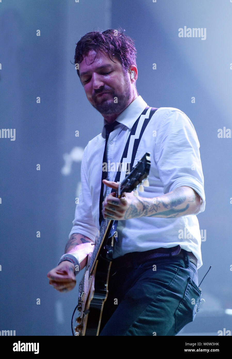 Frank Turner bei seinem Konzert im Capitol in Hannover am 11.11.2018 Foto Stock