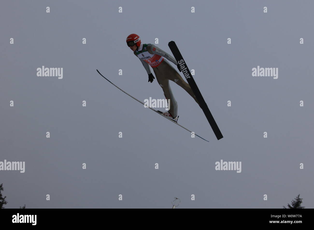 Constantin Schmid (WSV Oberaudorf), Qualifikation Vierschanzentournee Oberstdorf 18-19 Foto Stock