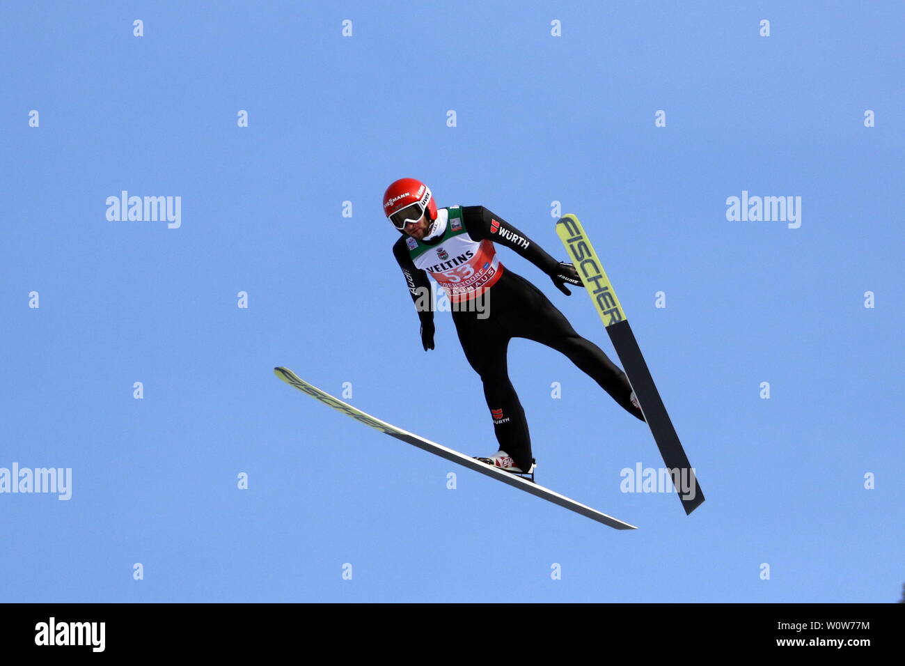 Markus Eisenbichler (TSV Siegsdorf), Qualifikation Vierschanzentournee Oberstdorf 18-19 Foto Stock