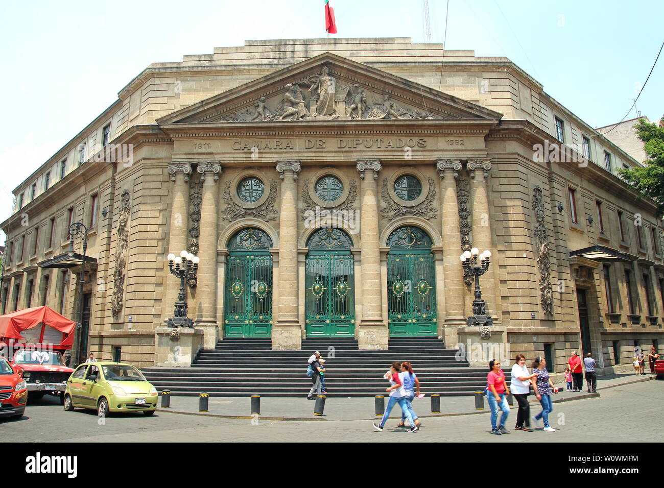 Camera dei deputati del Messico a Città del Messico. Foto Stock