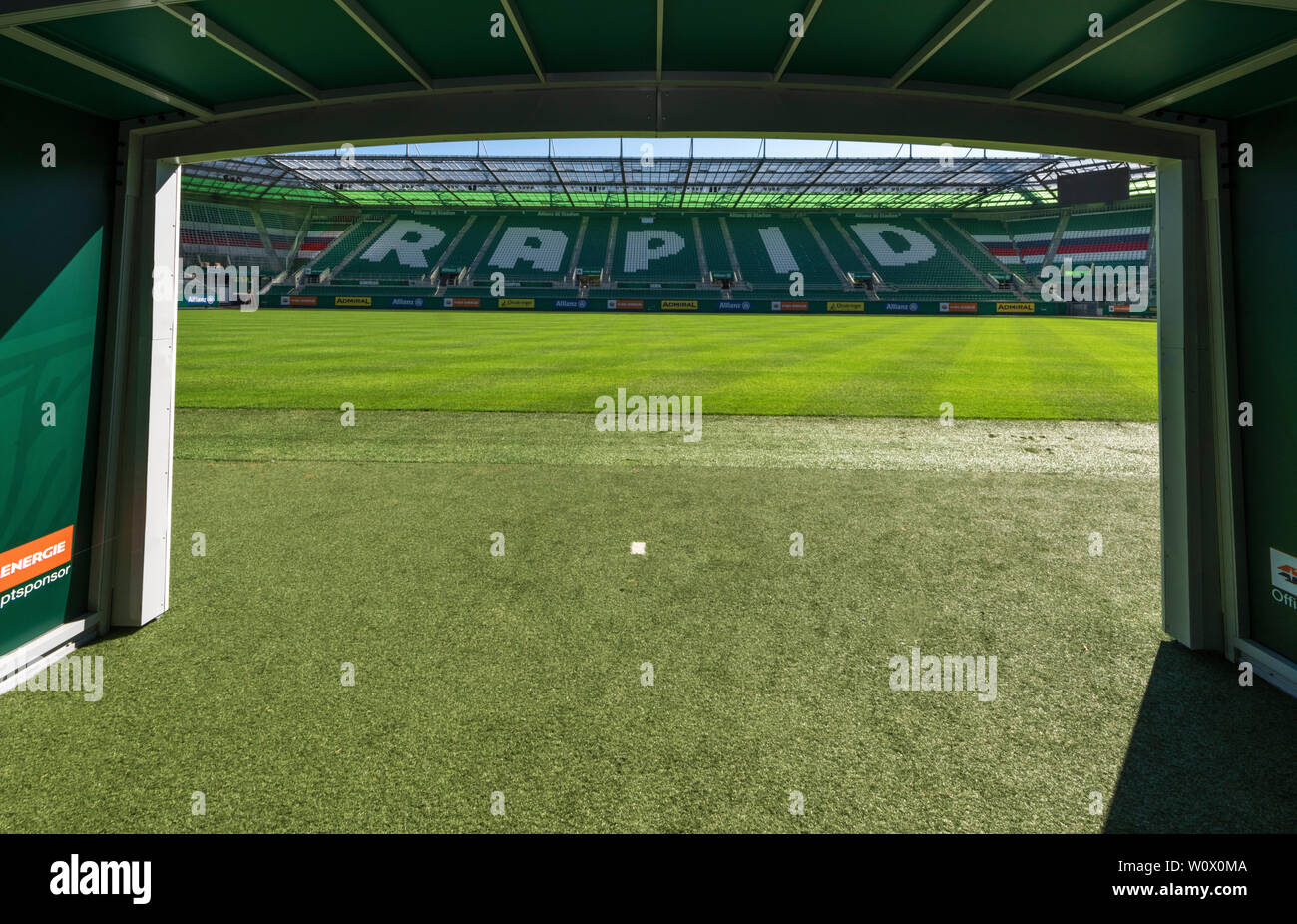 Visita Allianz Stadion. Vienna, Austria Foto Stock