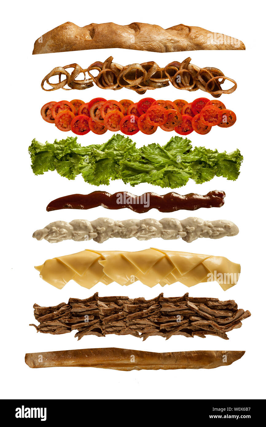 Ripartizione a sandwich Foto Stock