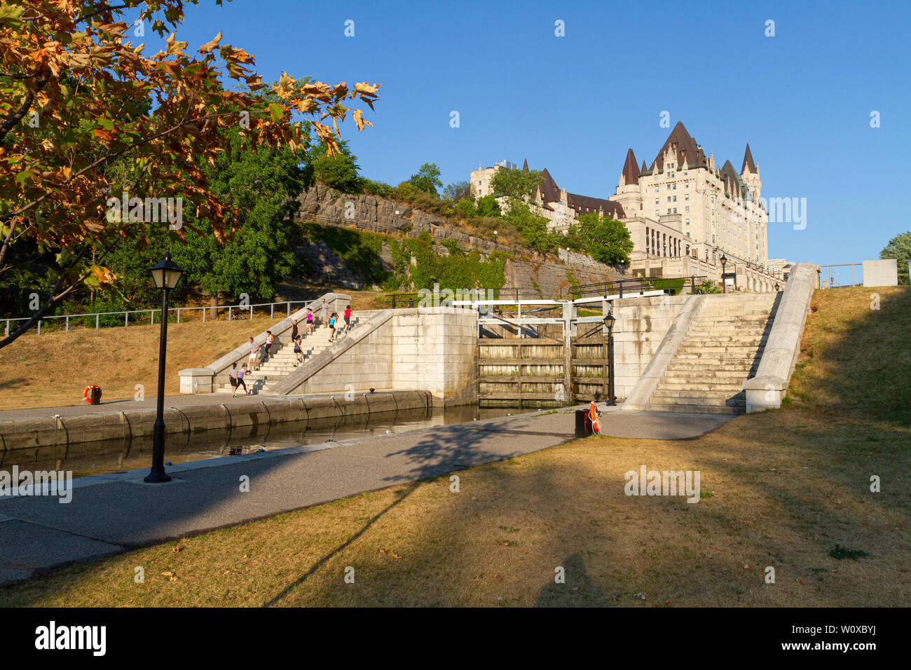 Rideau Canal, Ottawa, Canada Foto Stock