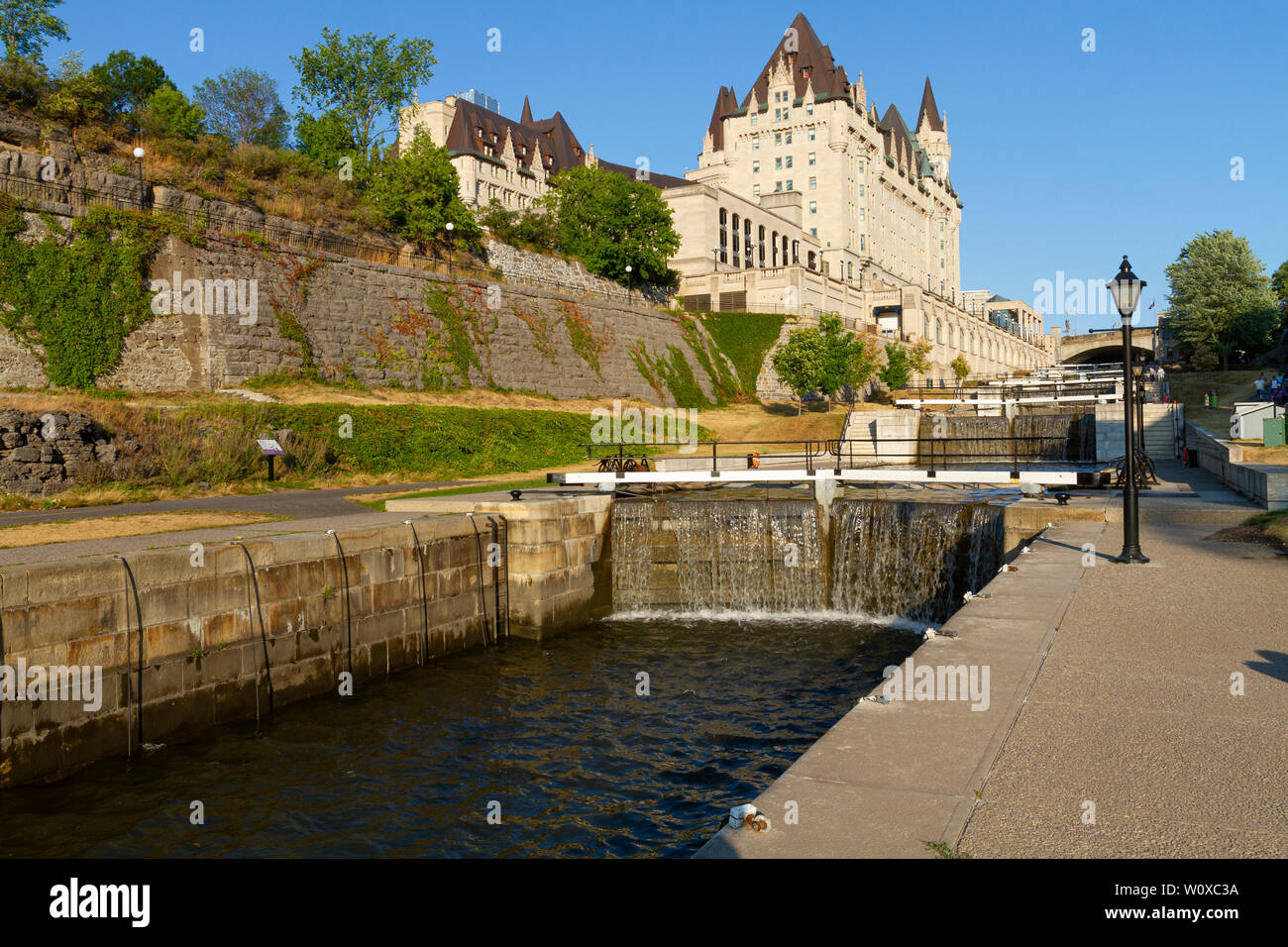 Rideau Canal, Ottawa, Canada Foto Stock