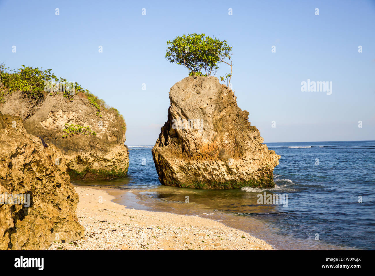 Bingin Beach Foto Stock