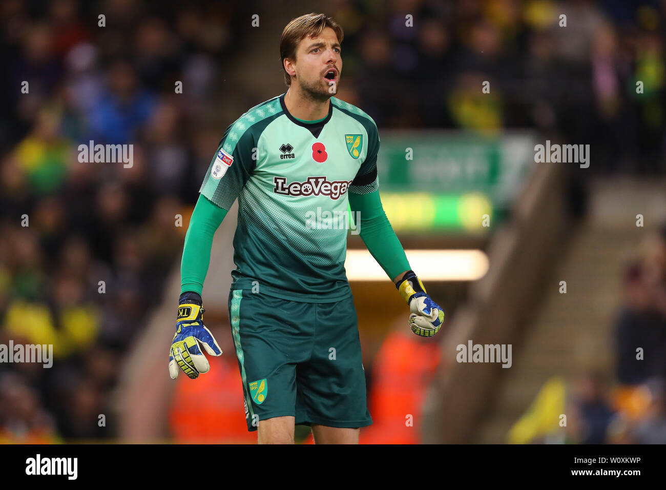 Tim Krul di Norwich City - Norwich City v Millwall, Sky scommessa campionato, Carrow Road, Norwich - 10 novembre 2018 Foto Stock