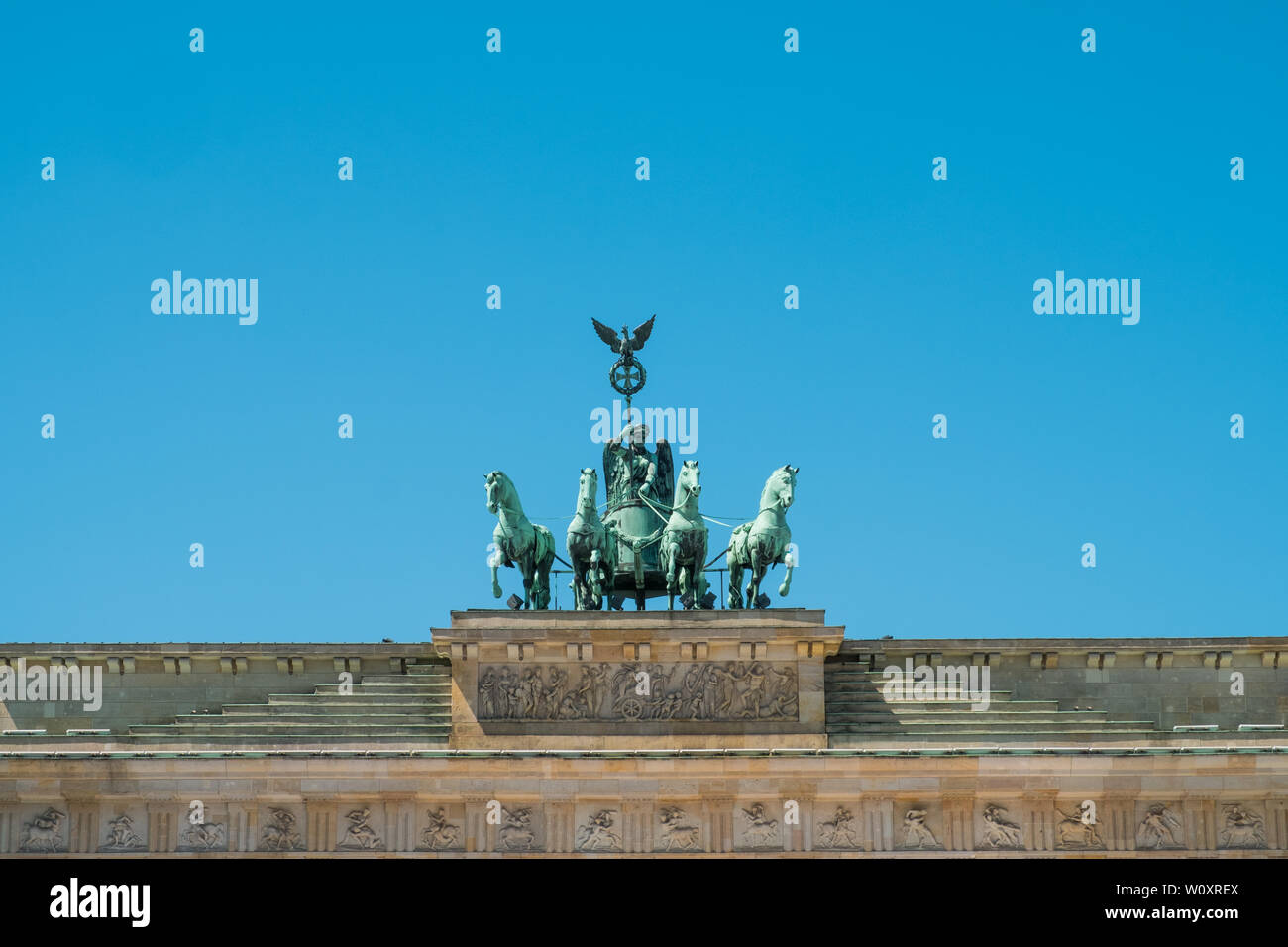Brandenburger Tor - Berlino Germania - Porta di Brandeburgo - Foto Stock