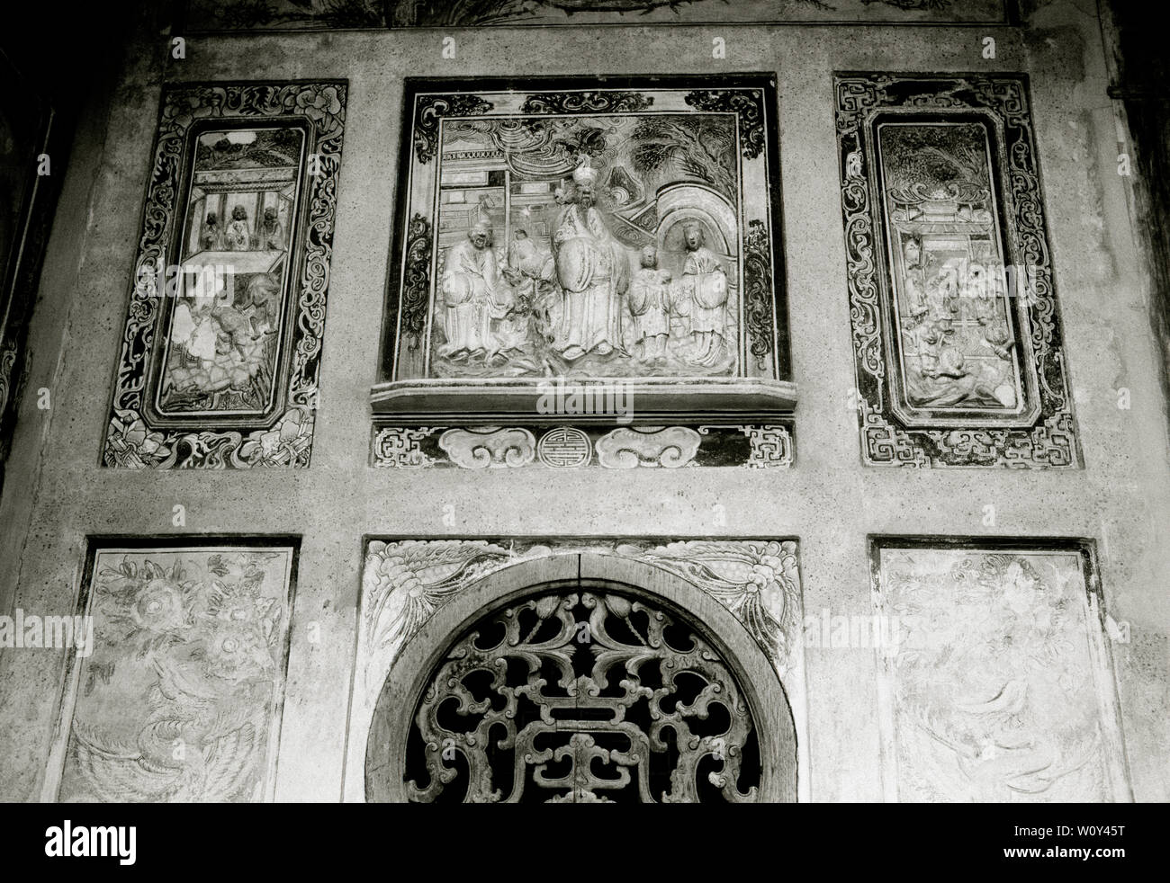 Dea della Misericordia Kuan Yin Santuario a Bangkok in Tailandia in Asia del sud-est in Estremo Oriente. Il taoismo buddismo buddisti Foto Stock