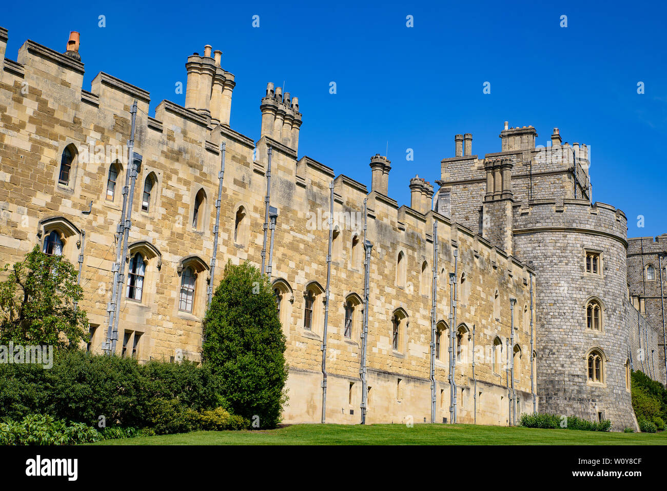 Il Castello di Windsor a Windsor, Regno Unito Foto Stock