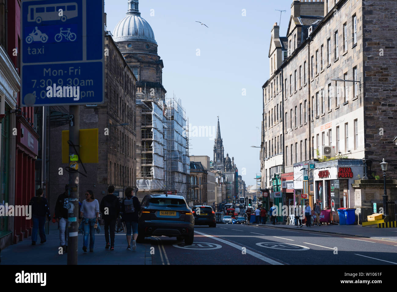 Edimburgo la capitale della Scozia Foto Stock