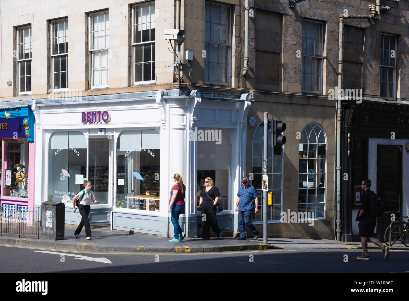 Edimburgo la capitale della Scozia Foto Stock