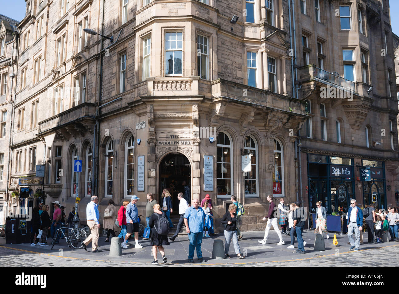 Edimburgo la capitale della Scozia città Foto Stock