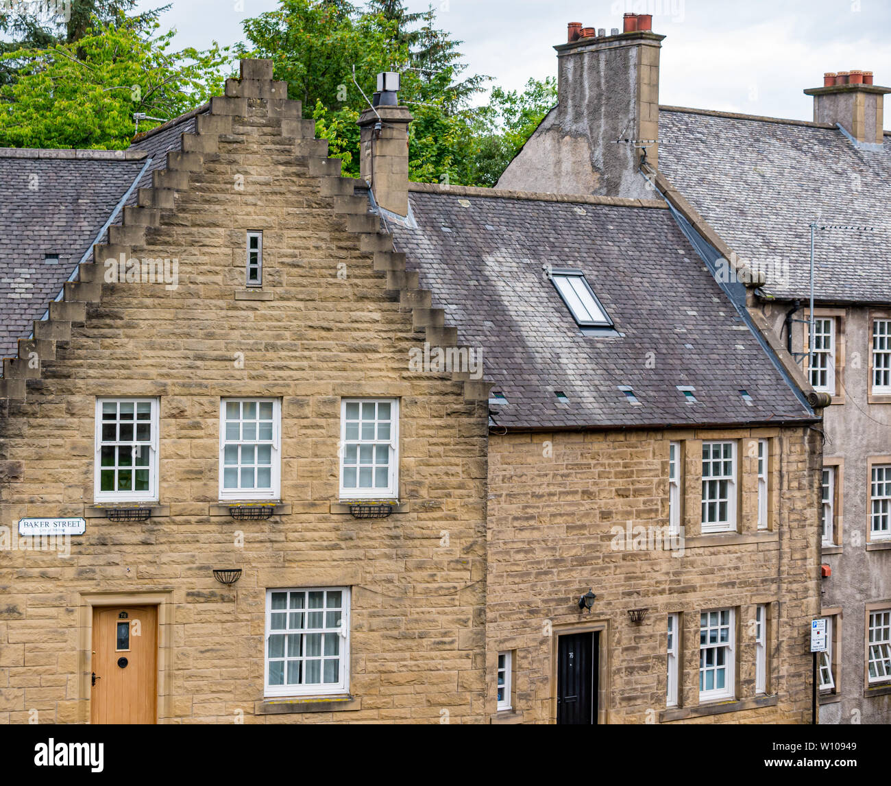 Stirling, Città Vecchia, Scotland, Regno Unito Foto Stock
