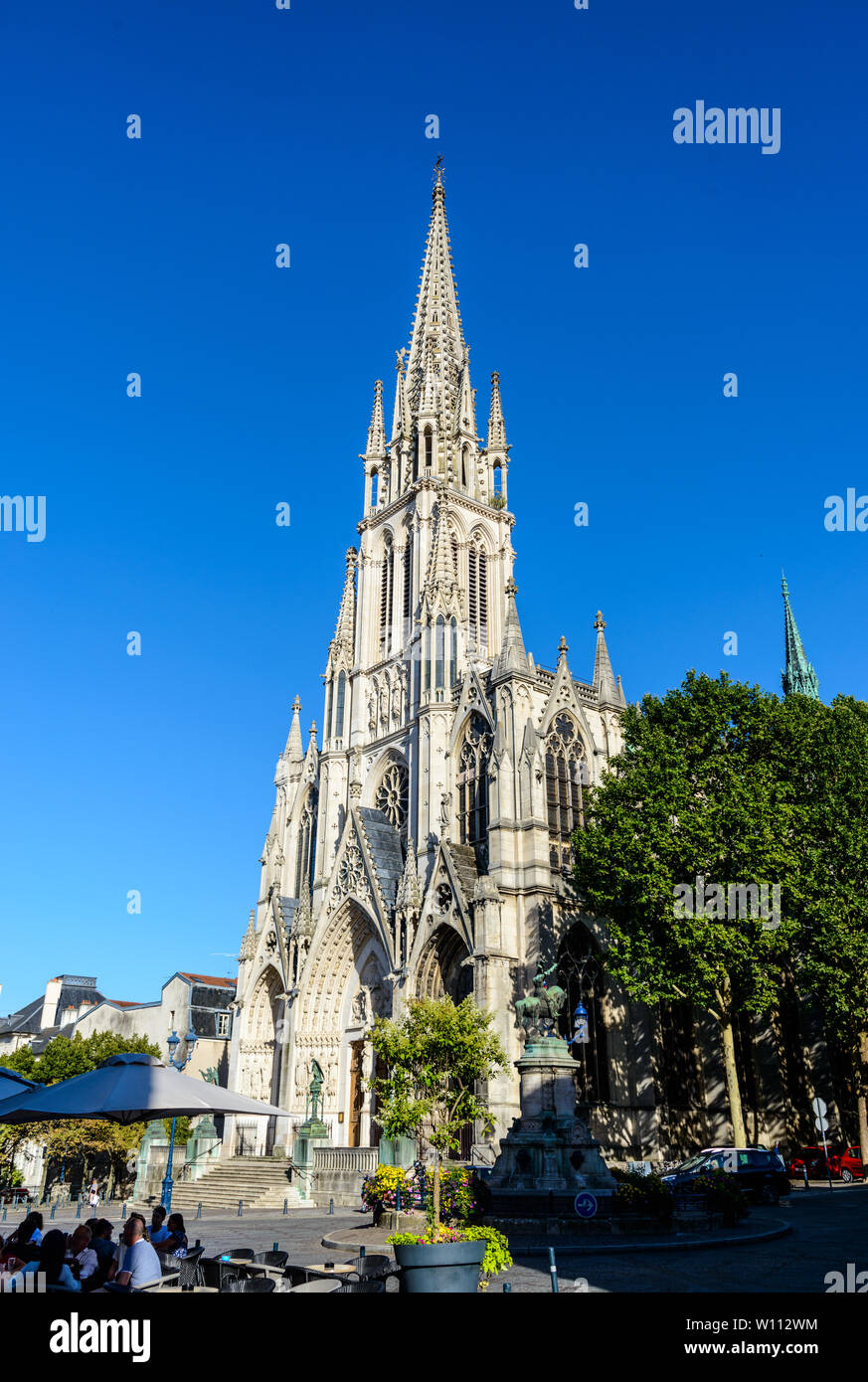 Basilique Saint-Epvre chiesa cattedrale di Nancy, Lorena, Francia. Foto Stock