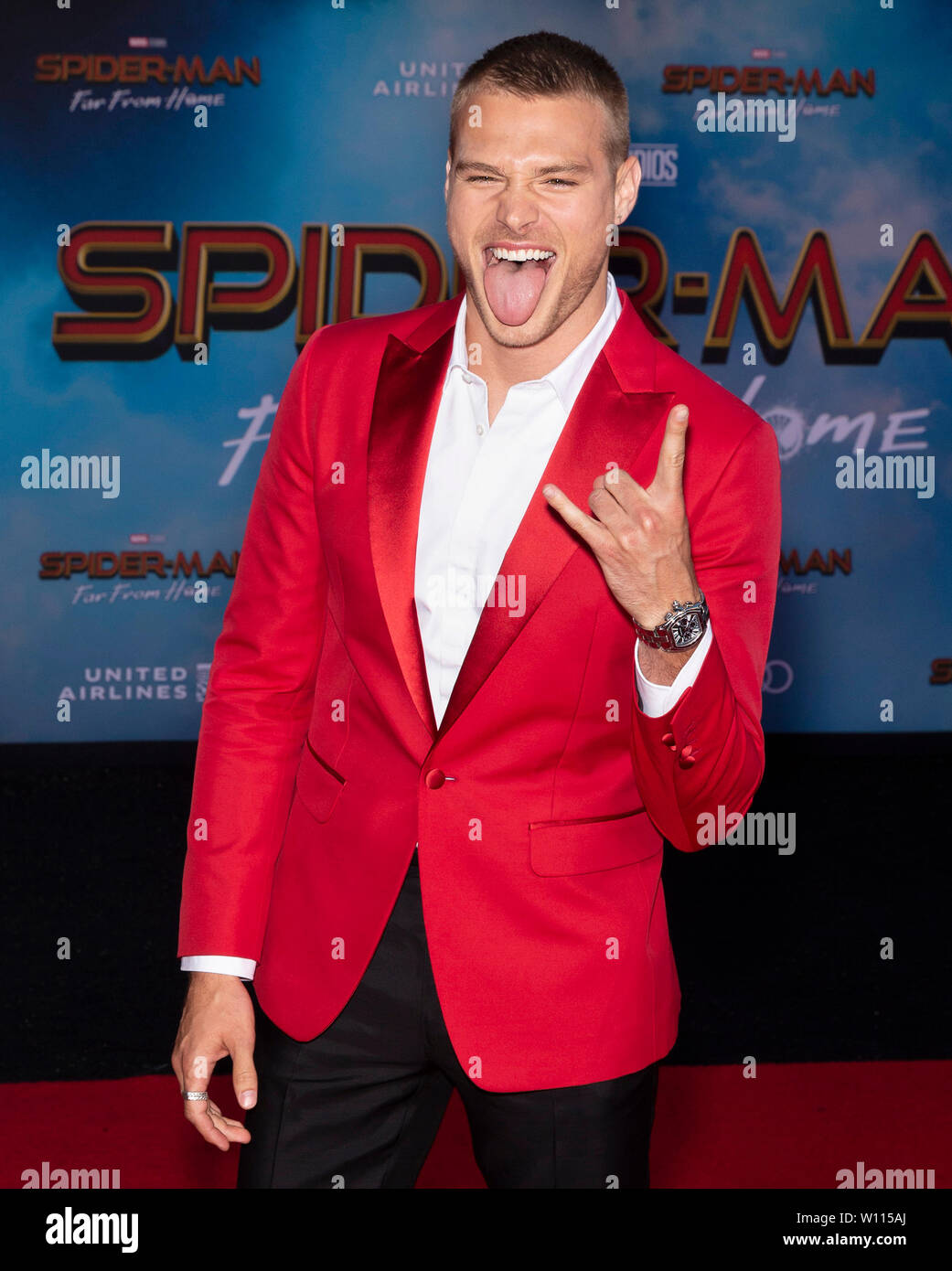 Los Angeles, CA - Giugno 26, 2019: Matteo Noszka assiste la premiere di Sony Pictures "ragno-uomo lontano da casa" tenutasi presso la TCL Teatro Cinese Foto Stock