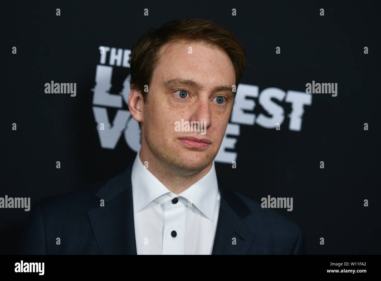 Gabriel Sherman assiste 'il livello più alto di Voice' New York Premiere al teatro di Parigi il 24 giugno 2019 a New York City. Foto Stock