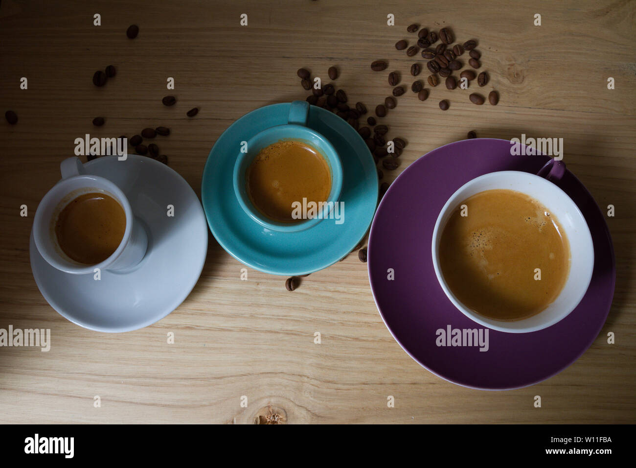 Elementi connessi al caffè e negozi Foto Stock Elementi connessi al caffè e negozi Foto Stock