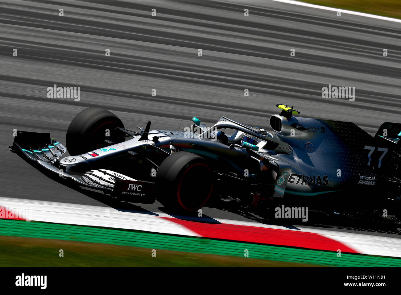 #77 Valteri Bottas; Mercedes AMG Team di F1. Austrian Grand Prix 2019 Spielberg. Zeltweg 28-04-2019 GP Austria Formula 1 Championship 2019 Gara Foto Federico Basile/Insidefoto Credito: insidefoto srl/Alamy Live News Foto Stock