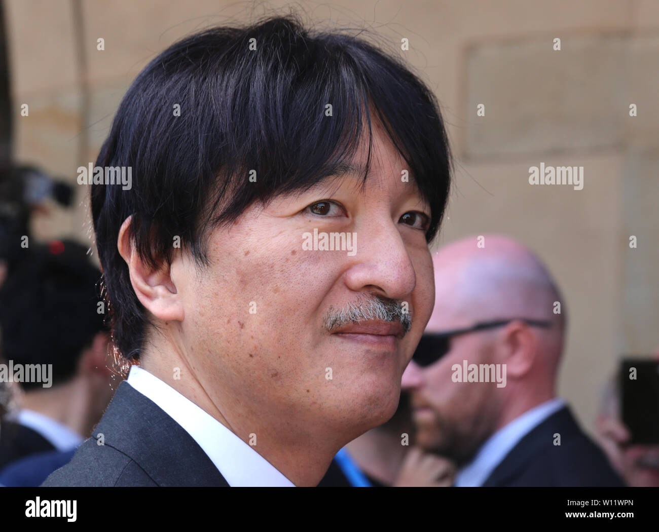 Cracovia. Cracovia. La Polonia. La visita di giapponese il principe ereditario Fumihito e sua moglie. Foto Stock