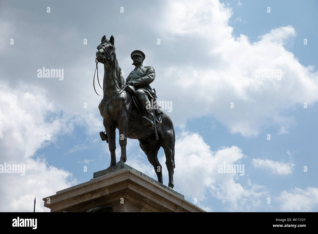 Re Monumento al liberatore di Sofia, Bulgaria Foto Stock