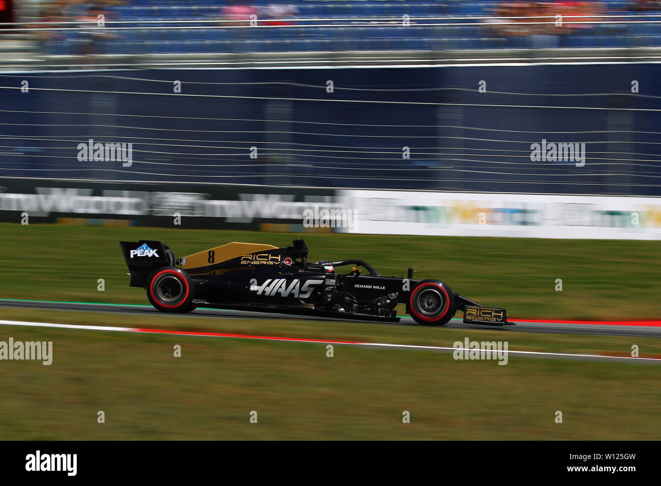 Spielberg, Austria. Il 29 giugno, 2019. #08 Romain Grosjean, Haas Team di F1. Austrian Grand Prix 2019 Spielberg. Credit: Indipendente Agenzia fotografica/Alamy Live News Foto Stock