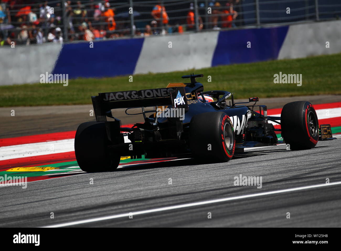 Spielberg, Austria. Il 29 giugno, 2019. #08 Romain Grosjean, Haas Team di F1. Austrian Grand Prix 2019 Spielberg. Credit: Indipendente Agenzia fotografica/Alamy Live News Foto Stock