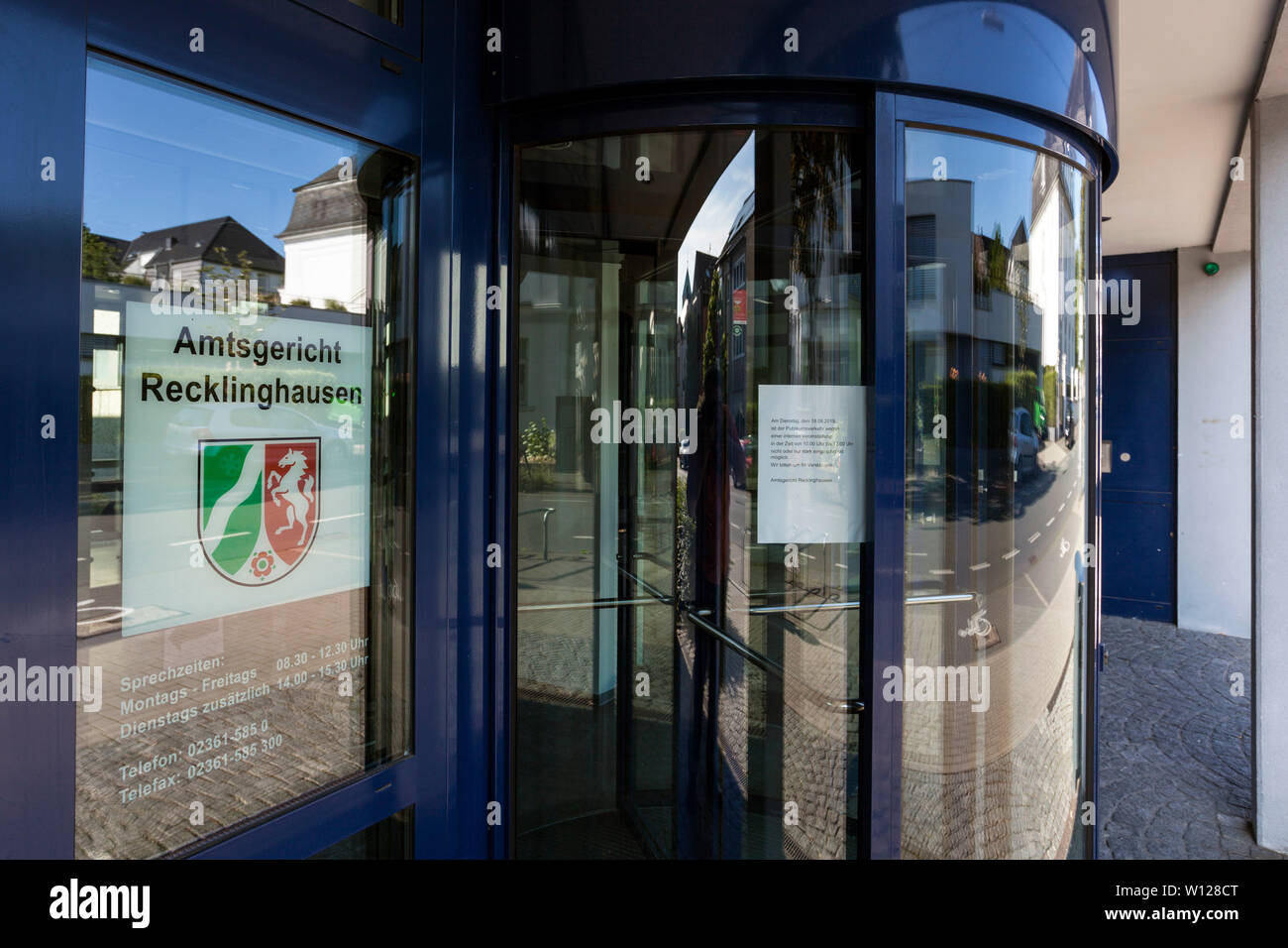 La corte distrettuale di Recklinghausen Foto Stock
