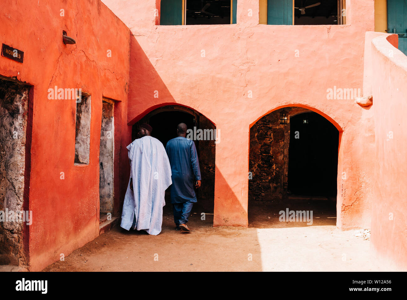 Casa degli Schiavi, isola di Goree, Dakar, Senegal Foto Stock