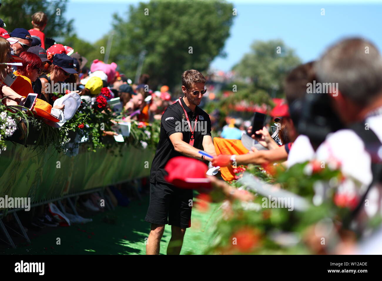Spielberg, Austria. Il 29 giugno, 2019. #08 Romain Grosjean, Haas Team di F1. Austrian Grand Prix 2019 Spielberg. Credit: Indipendente Photo Agency Srl/Alamy Live News Foto Stock